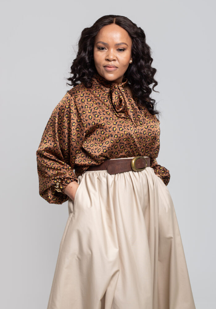 Leopard Muse Blouse