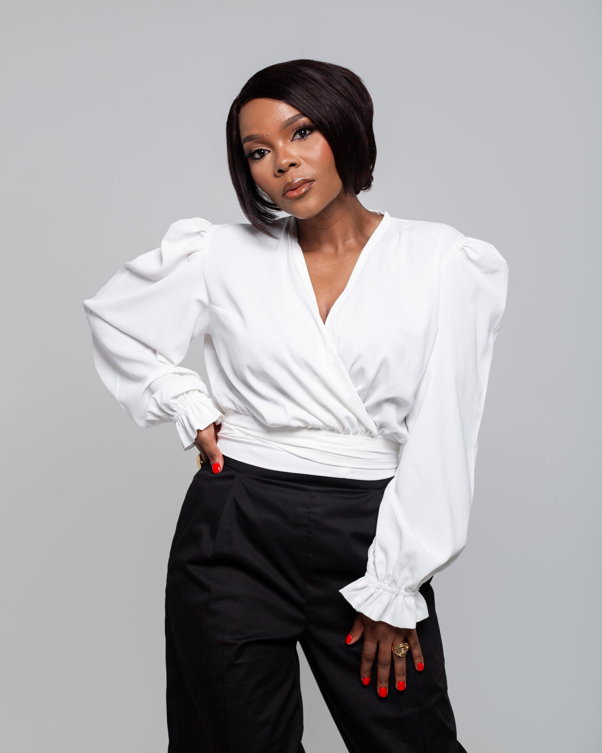 Noir Power Blouse