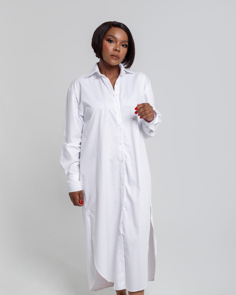 White Shirt Dress