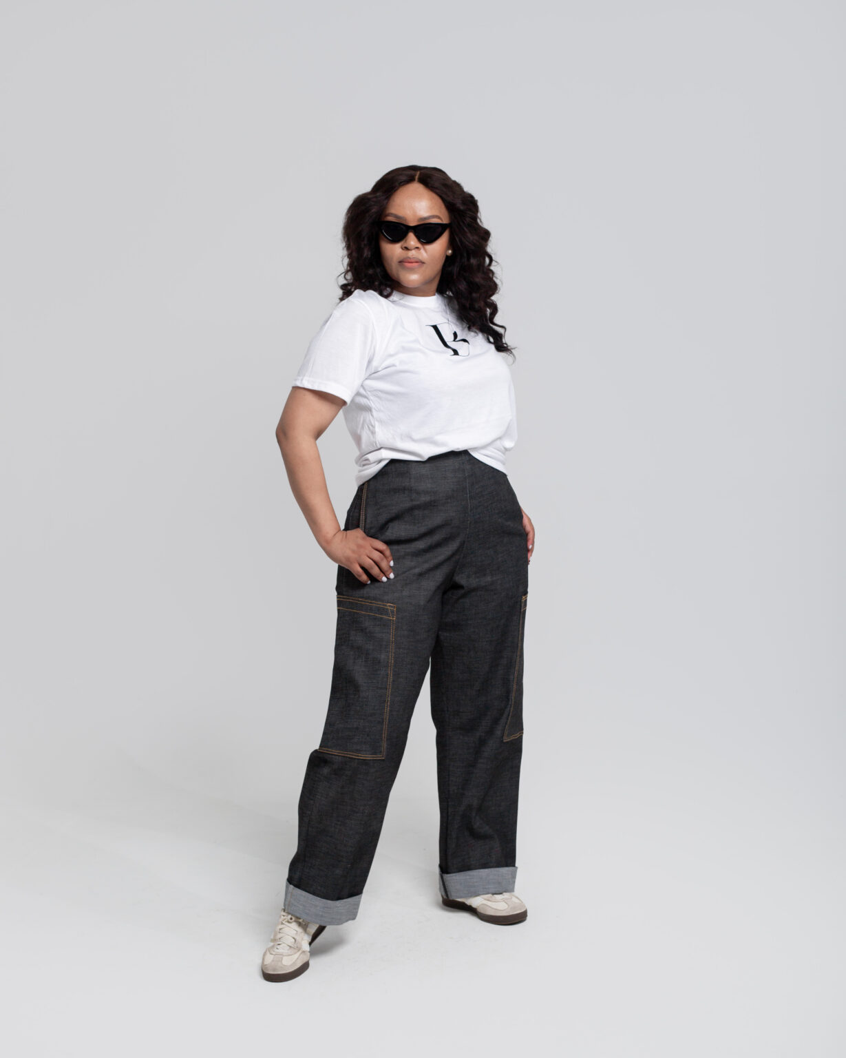 Wide Leg Denim Deep Indigo