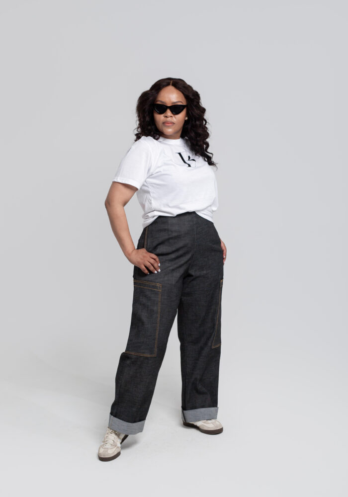 Wide Leg Denim Deep Indigo